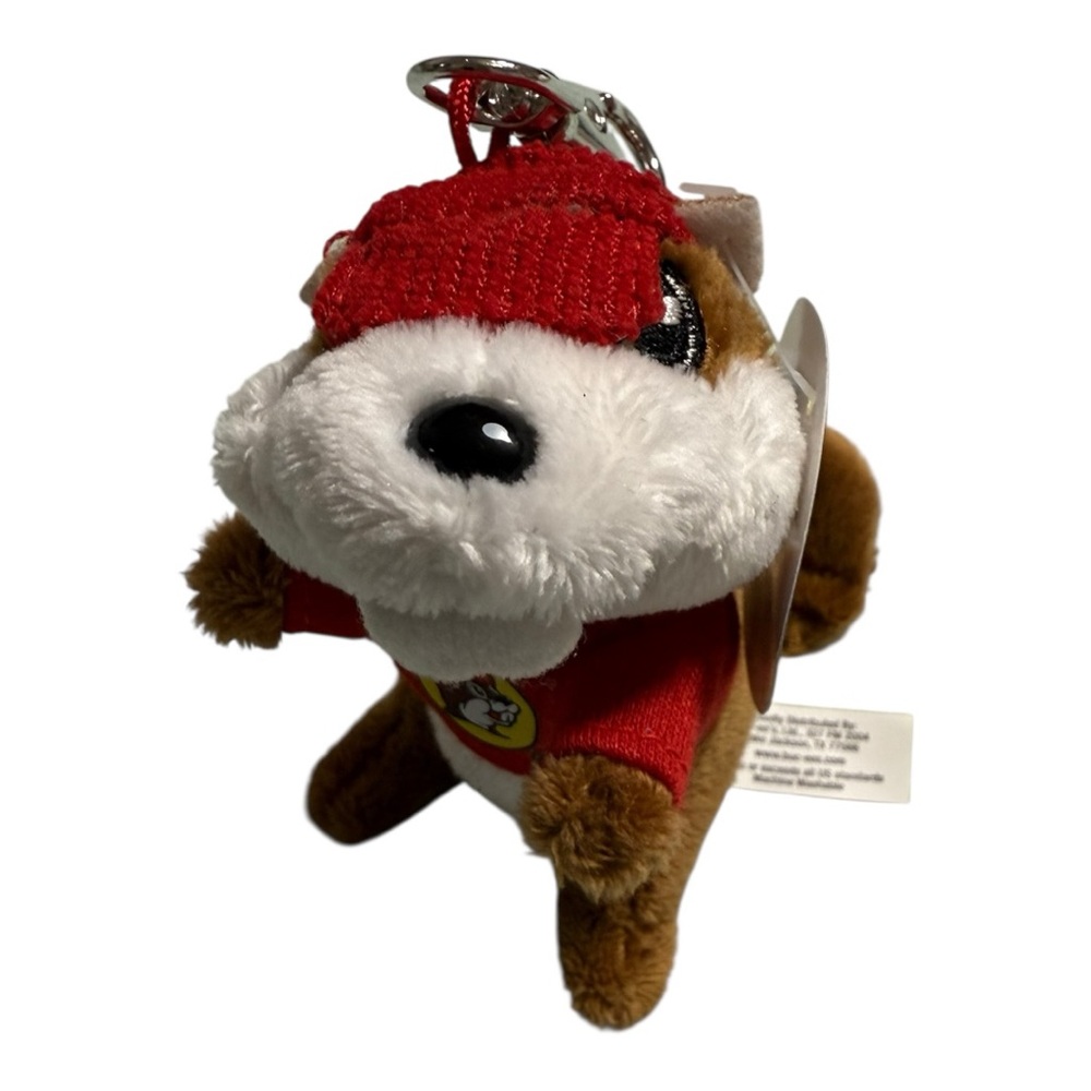 Buc-ee’s Beaver Plush Keychain Clip Mascot Stuffed Animal Toy NWT Bag Charm - Picture 2 of 7
